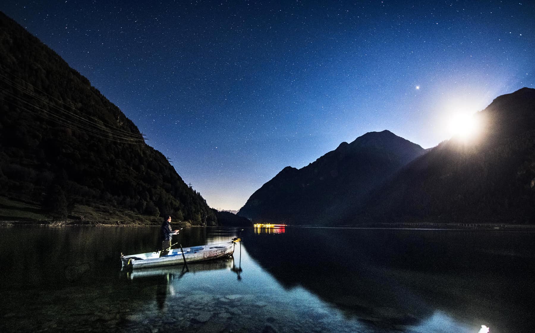 Pesca sul Lago di Le Prese, Poschiavo