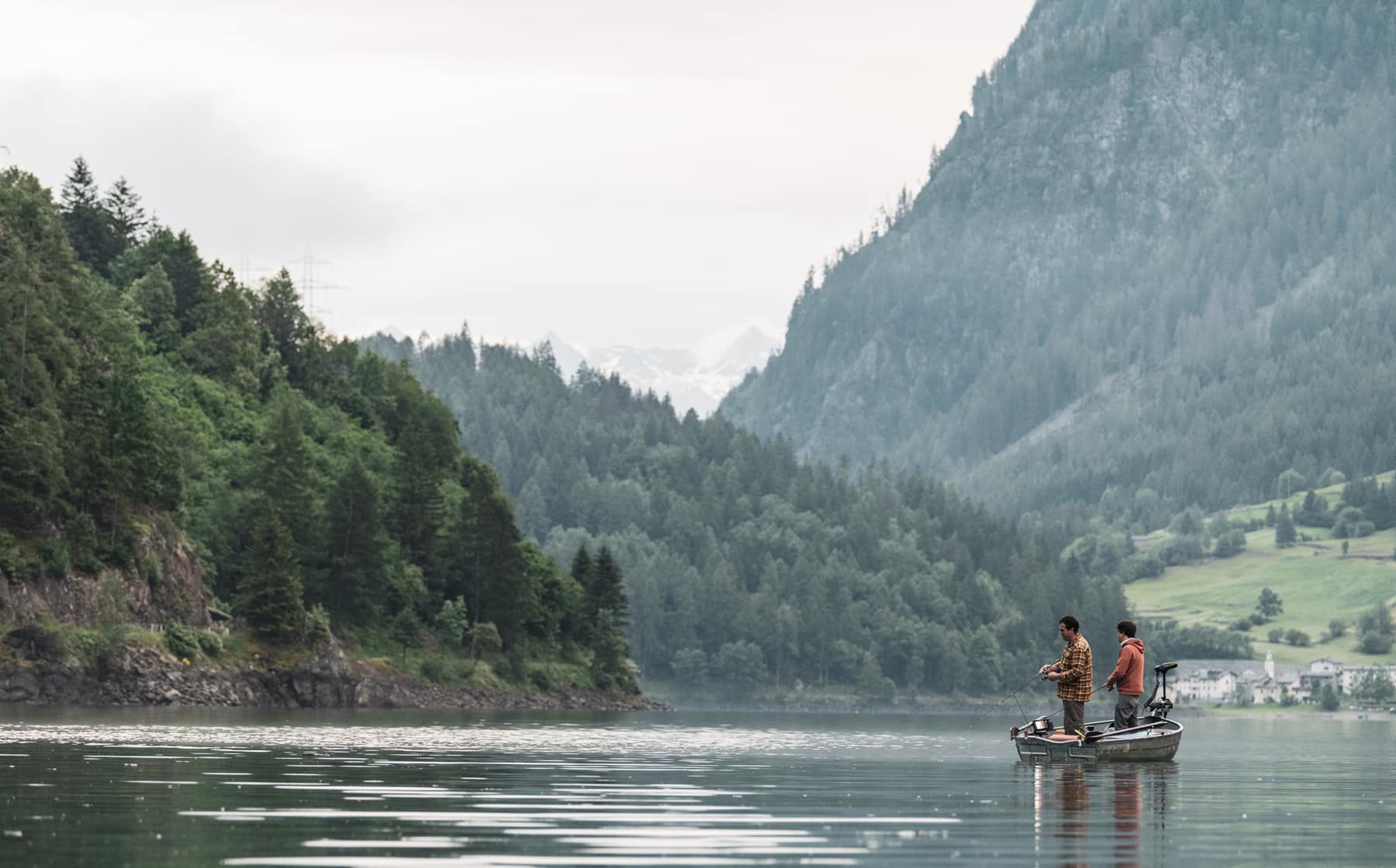 Pesca sul Lago di Le Prese, Poschiavo